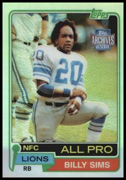9 Billy Sims